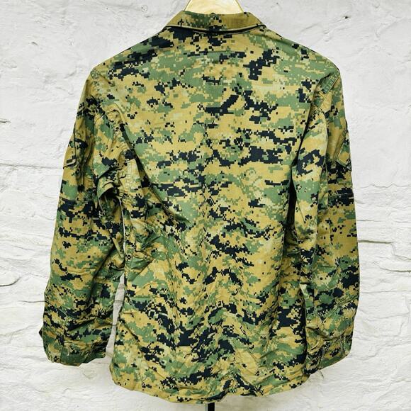 Set USMC MARPAT Digital Woodland Camo Cargo Pants Slant Pocket Shirt US Marines - Picture 11 of 16